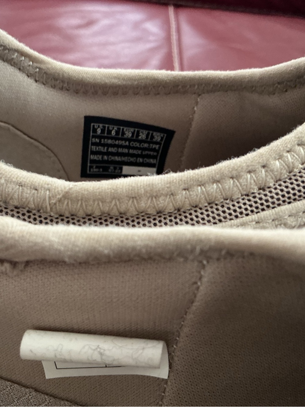 Women’s Neutral Taupe and Pink Athletic Vegan Slip-On Sneakers by Skechers - Picture 4 of 7